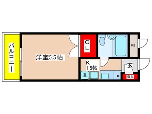 ﾍﾟｶﾞｻｽﾏﾝｼｮﾝ百合ヶ丘(104)の物件間取画像